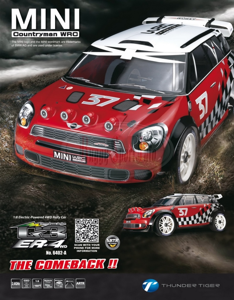 ER-4 G3 MINI WRC11 Brushless Car - RTR